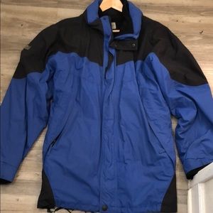 Amazing outdoors double jacket with fleece inside